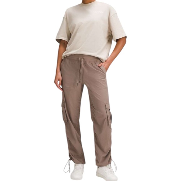lululemon athletica Pants - Lululemon Dance Studio Relaxed-Fit Mid-Rise Cargo Pant Taupetastic- Small (2024)